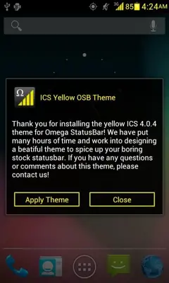 ICS Yellow OSB Theme android App screenshot 2